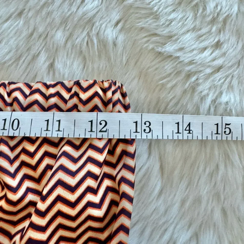 Jenny Han Zig Zag Printed Strapless Romper XS